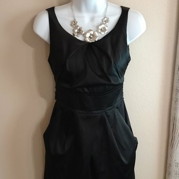 Teeze Me Dresses & Skirts - Little Black Satin Cocktail dress
